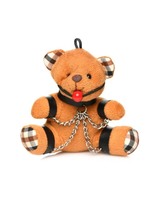 Porte-clés Teddy Bear bâillonné