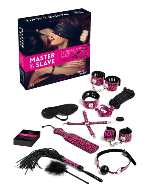 Jeu de bondage Master  Slave - rose