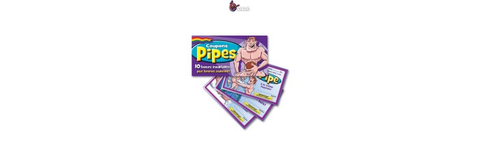 Coupons pipes pour hommes