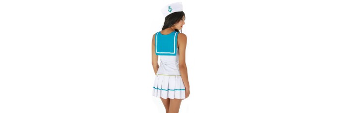 Costume de marin femme 3 pièces