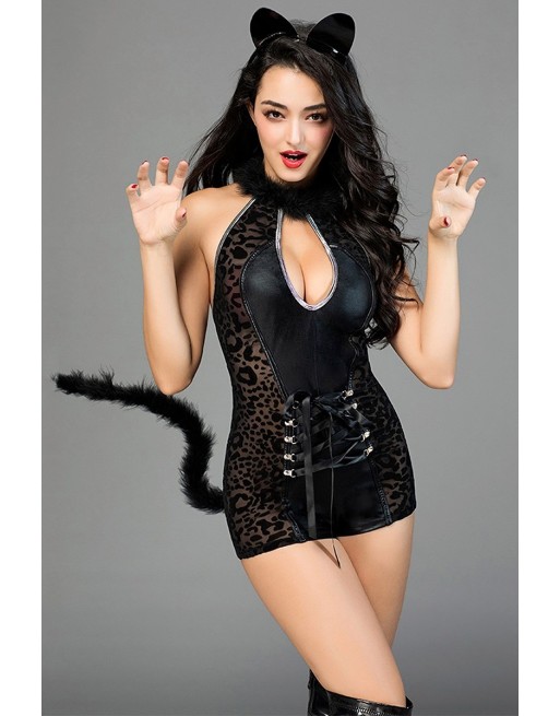 Déguisement Cat Woman combishort