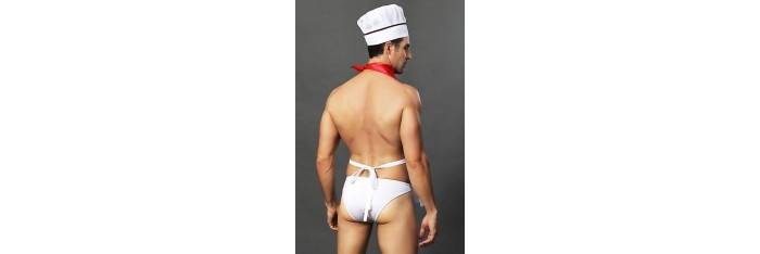 Tenue de cuisinier sexy - 4 pièces