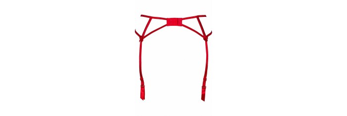 Porte-jarretelles rouge V-8862 - Axami