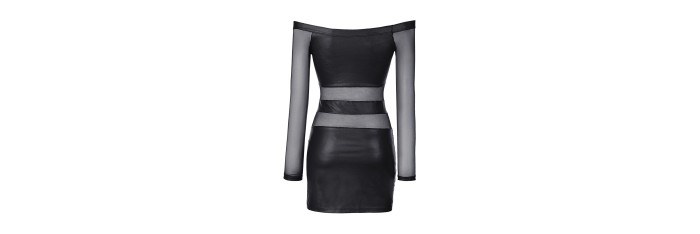 Robe noire V-9309 - Axami