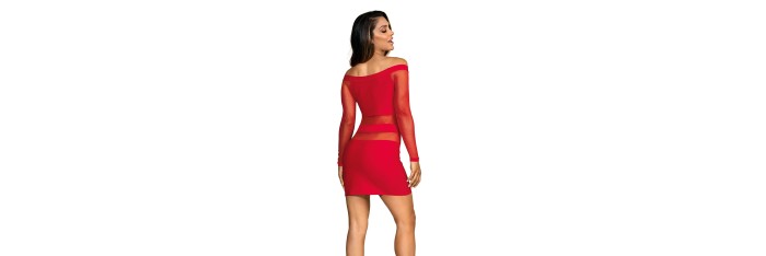 Robe rouge V-9299 - Axami