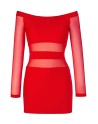 Robe rouge V-9299 - Axami