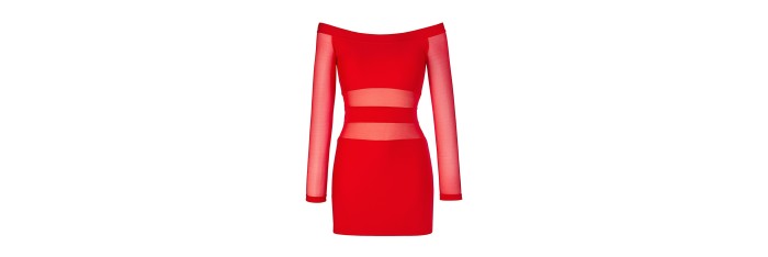 Robe rouge V-9299 - Axami