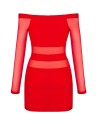 Robe rouge V-9299 - Axami