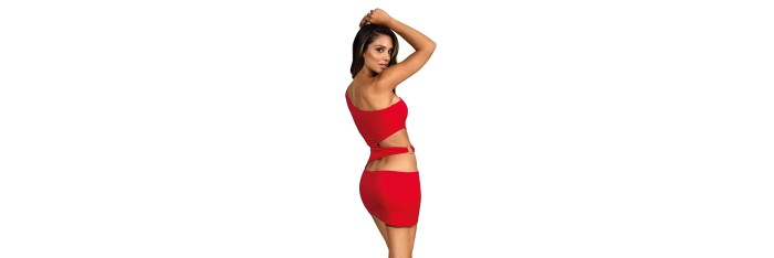 Robe rouge V-9249 - Axami