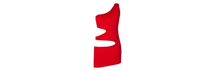 Robe rouge V-9249 - Axami