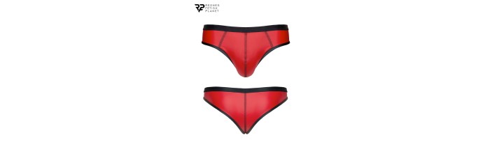 Slip rouge wetlook - Regnes