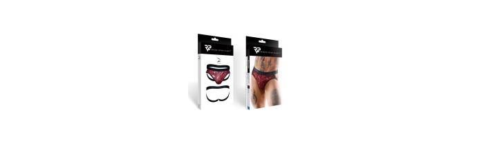 Jockstrap en tulle zébré - Regnes