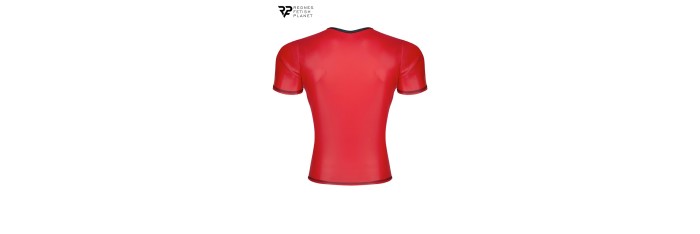 T-shirt wetlook rouge - Regnes