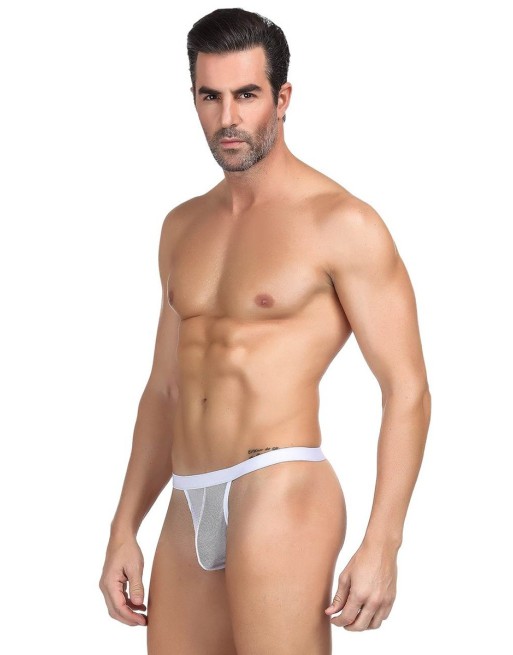 String homme blanc résille