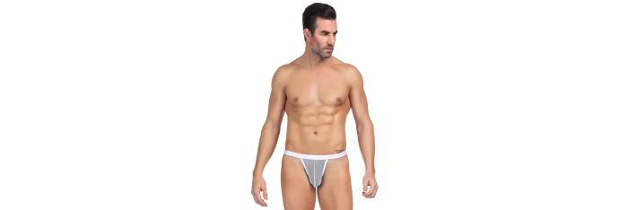 String homme blanc résille