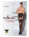 Collants ouverts TI013 20/40 deniers - noir