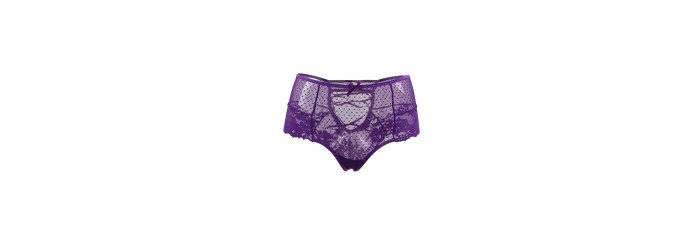 Tanga sexy pourpre à laçage