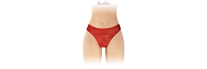 Tanga rouge ouvert Ava - Fashion Secret