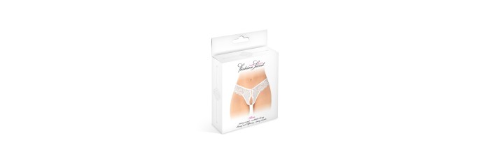 String ouvert Alicia blanc - Fashion Secret