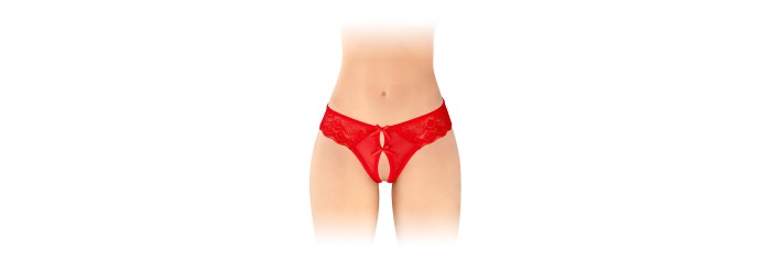 String ouvert Alicia rouge - Fashion Secret