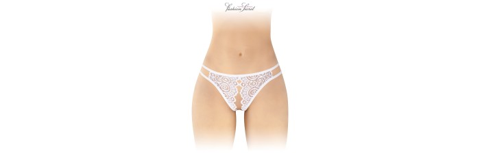 Culotte blanche ouverte Annette - Fashion Secret