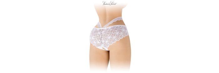 Culotte ouverte blanche Marie - Fashion Secret