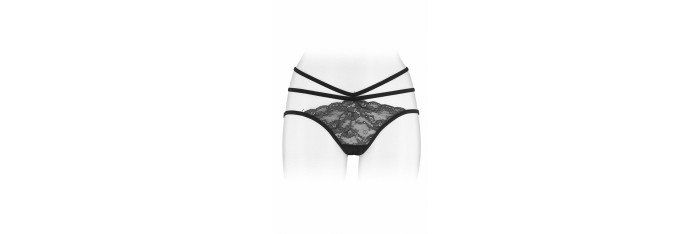 Culotte ouverte  Nadia - noir