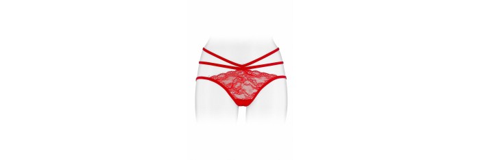 Culotte ouverte  Nadia - rouge