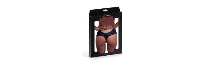 Tanga bleu dentelle - Paris Hollywood