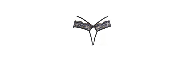 String dentelle Noir V-10368 - Axami