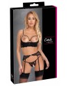 Ensemble lingerie ouverte noir - Cotelli Lingerie