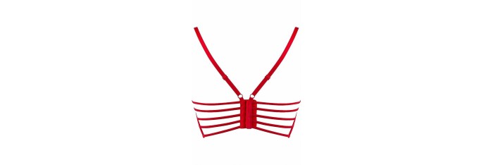 Soutien-gorge dentelle rouge V-9691 - Axami