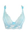 Soutien-gorge dentelle bleu V-10121 - Axami