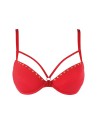 Soutien-gorge push-up rouge V-10351 - Axami