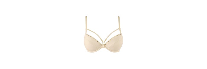 Soutien-gorge push-up beige V-10341 - Axami