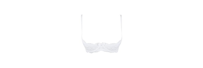 Soutien-gorge ouvert blanc V-9821 - Axami