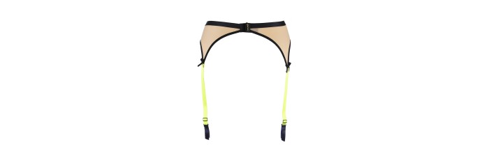 Porte-jarretelles chair et fluo V-10142 - Axami