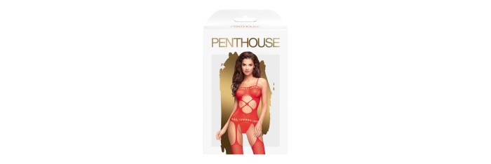 Combinaison Hot Nightfall Rouge - Penthouse