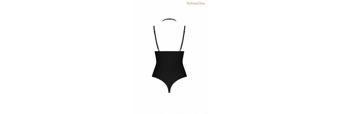 Body string seins nus noir Le petit secret