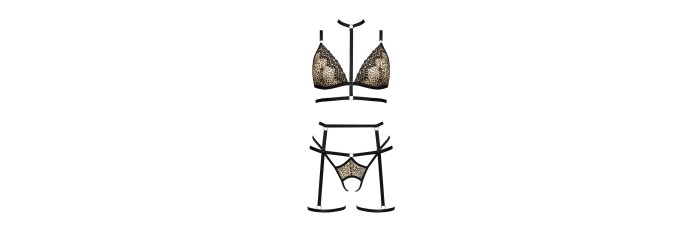 Ensemble harnais et lingerie Cozmo