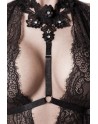 Set érotique robe dentelle, harnais et string - Grey Velvet