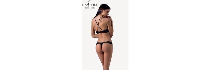 Ensemble Scarlet Bikini noir - Passion