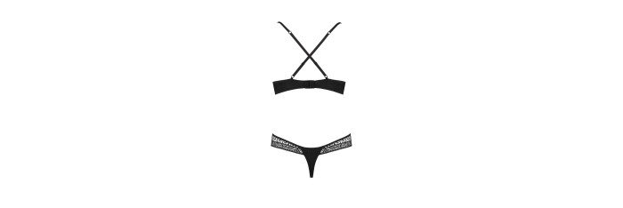 Ensemble Scarlet Bikini noir - Passion