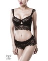 Ensemble culotte et balconnet dentelle - Grey Velvet