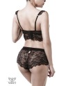 Ensemble culotte et balconnet dentelle - Grey Velvet