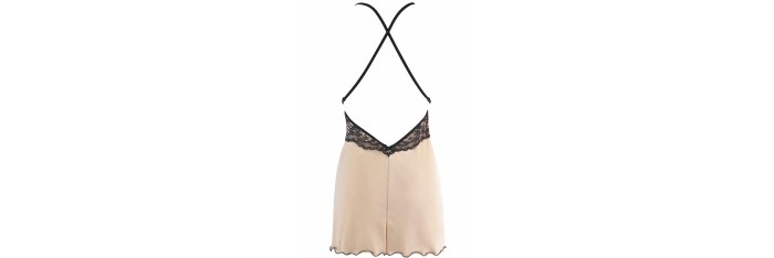 Nuisette en jersey beige V-10539 - Axami