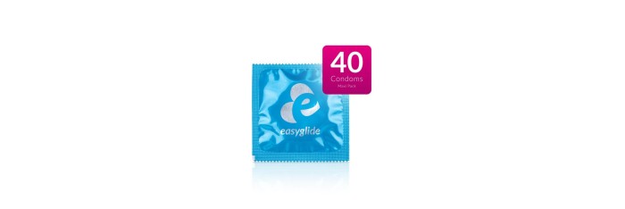 Préservatifs extra fins Easyglide - 40 pièces