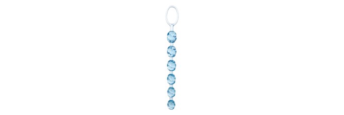 Perles anales CalExotics Swirl bleu