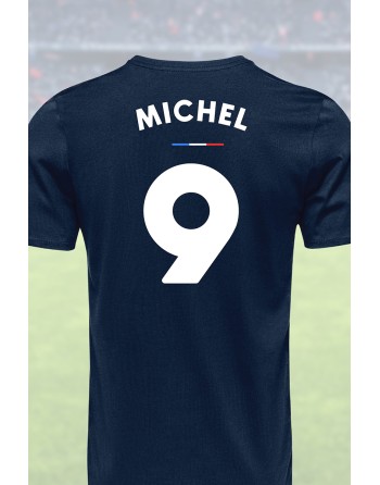 Tee shirt joueur 9 Jacquie  Michel