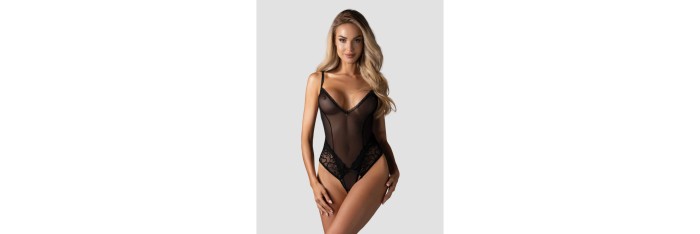 Blomentis body ouvert - Noir